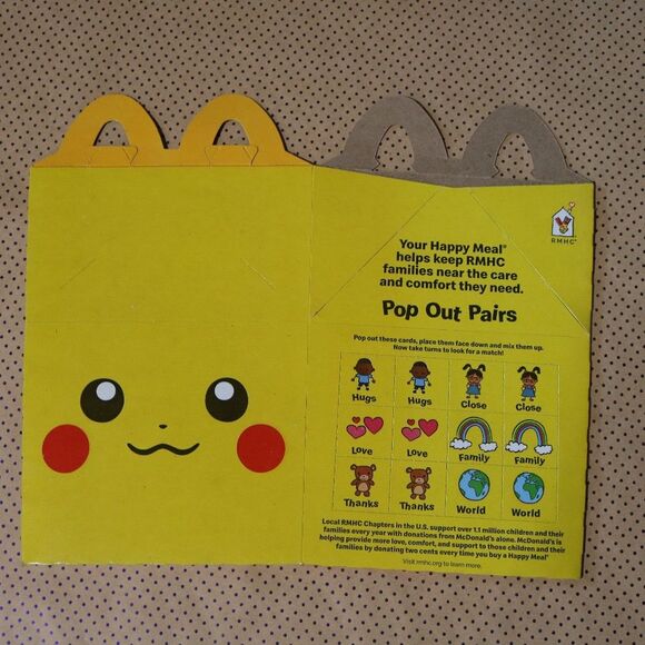 2021 McDonald's Pikachu Happy Meal Box - Picture 2 of 2